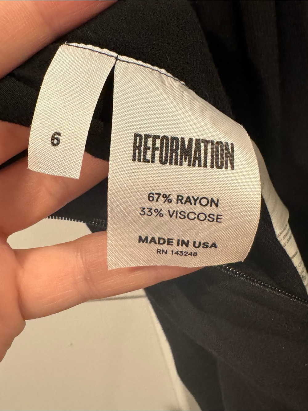 NEW Reformation Libby Skirt size 6 - Picture 14 of 16